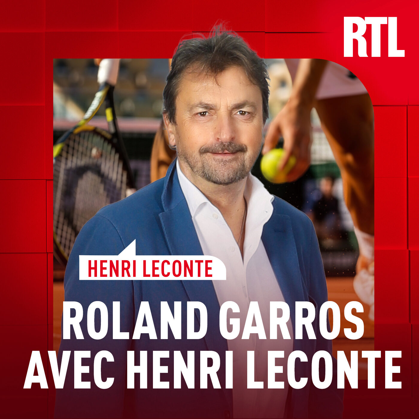 vignette du podcast : Roland-Garros avec Henri Leconte