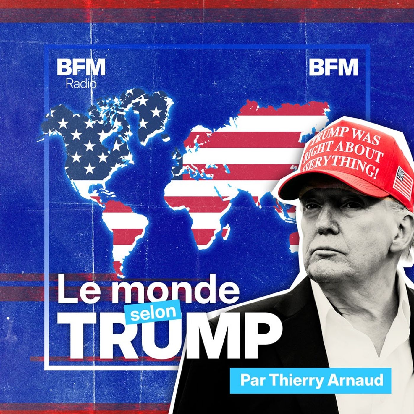 vignette du podcast : Le monde selon Trump