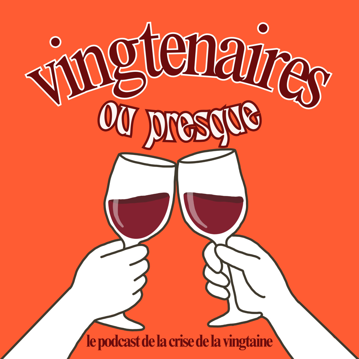vignette du podcast : Vingtenaires ou presque – Le podcast de la crise de la vingtaine